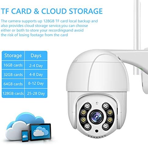 1080P Security Camera Outdoo with Color Night Vision